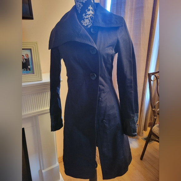 Rudsak fall/spring 3/4 length  jacket W/ leather trim - Picture 1 of 11